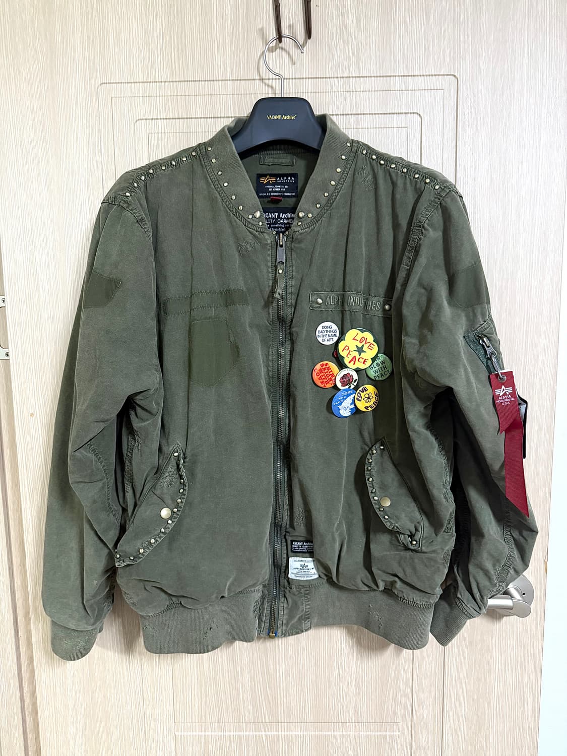 베이컨트 아카이브 x 알파인더스트리 플라이트 자켓 상품이미지4