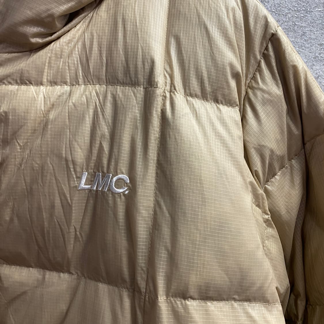 LMC 후디드 푸퍼 샌드 덕다운 파카 패딩 B3815 상품이미지3