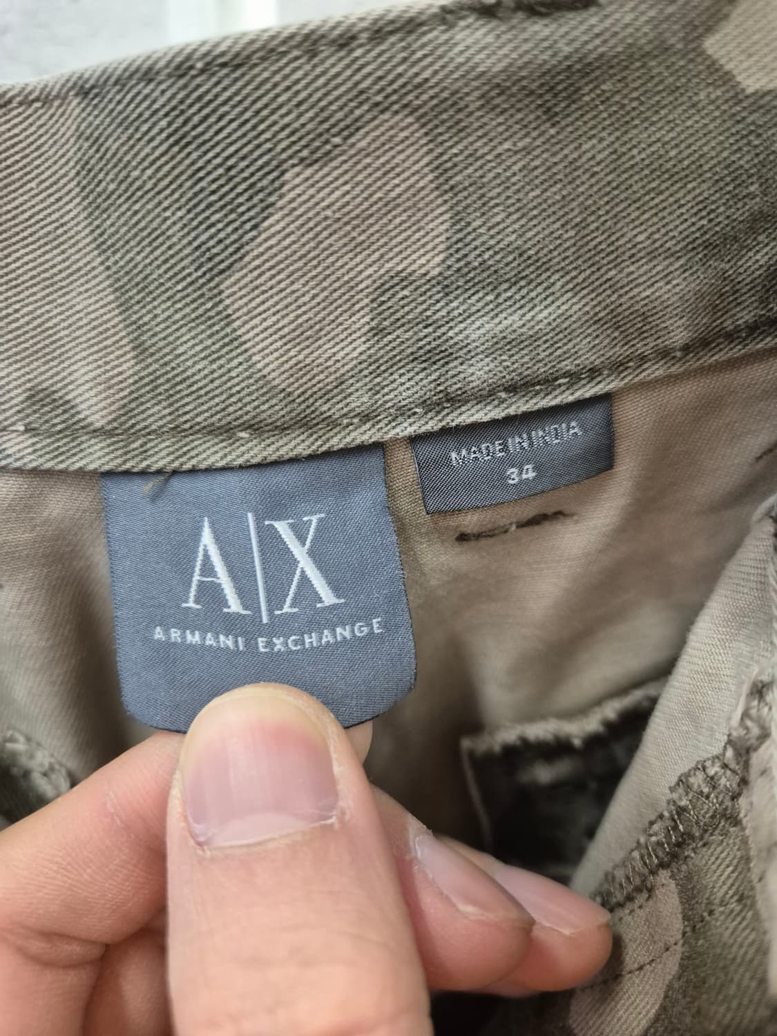 ARMANI EXCHANGE 카모 카고 반바지 34 상품이미지8