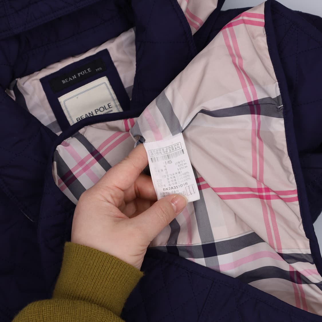 145 빈폴 키즈 퀄팅 후드 자켓 0227M 상품이미지5