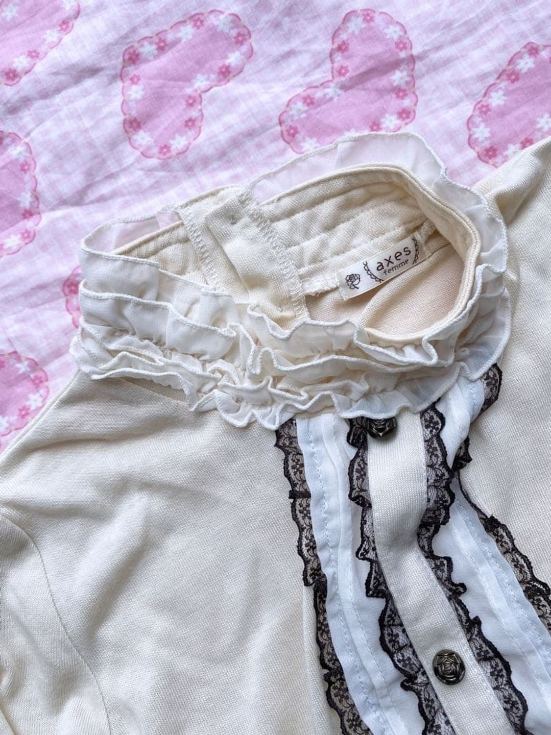 엑시즈팜 라떼갸루 긴팔 블라우스 히메갸루 히메카지 상품이미지5