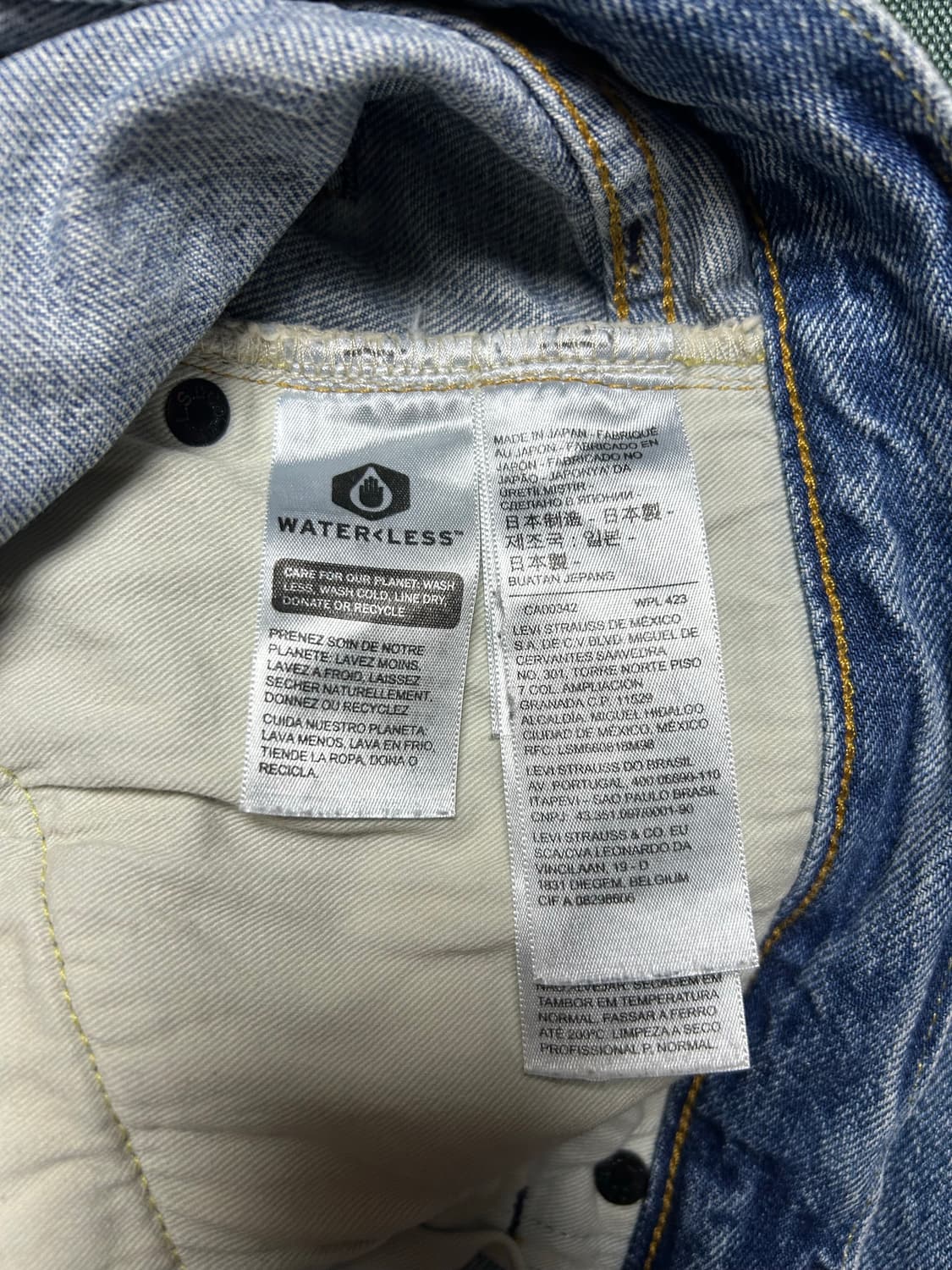 *사용감 적음*리바이스 LVC55501 블랙잭(허리34기장32) 상품이미지9