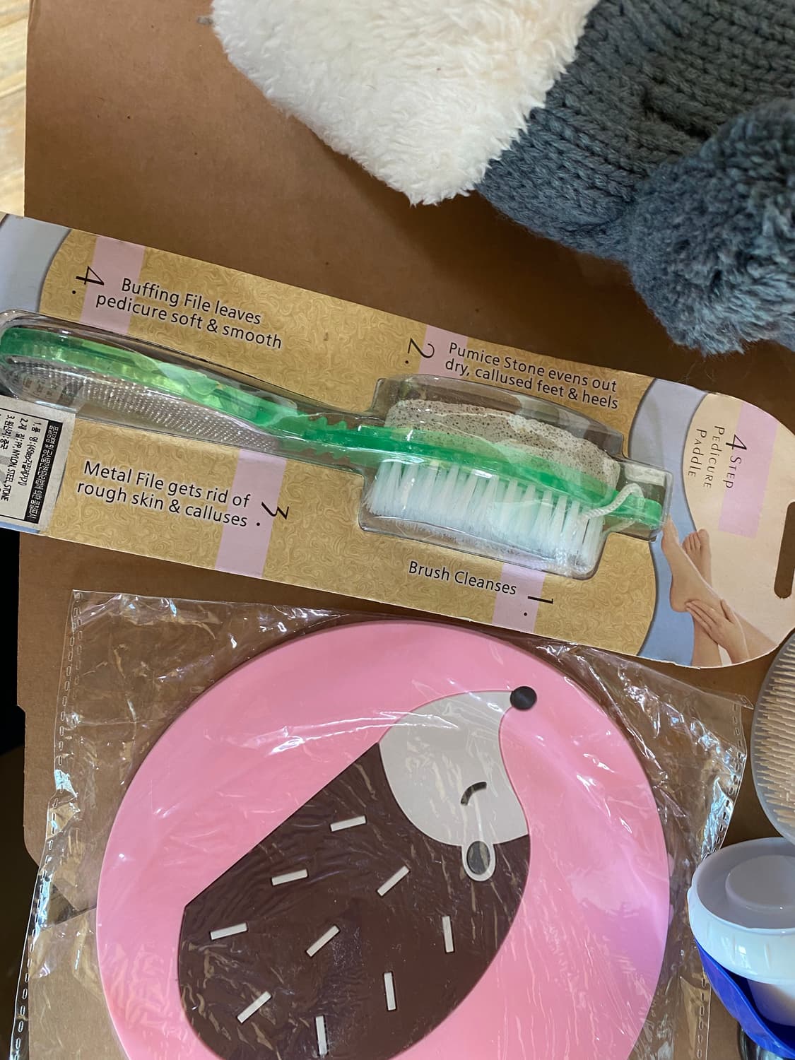 새상품 각종 생활용품 수세미 장갑 받칩데 상품이미지4