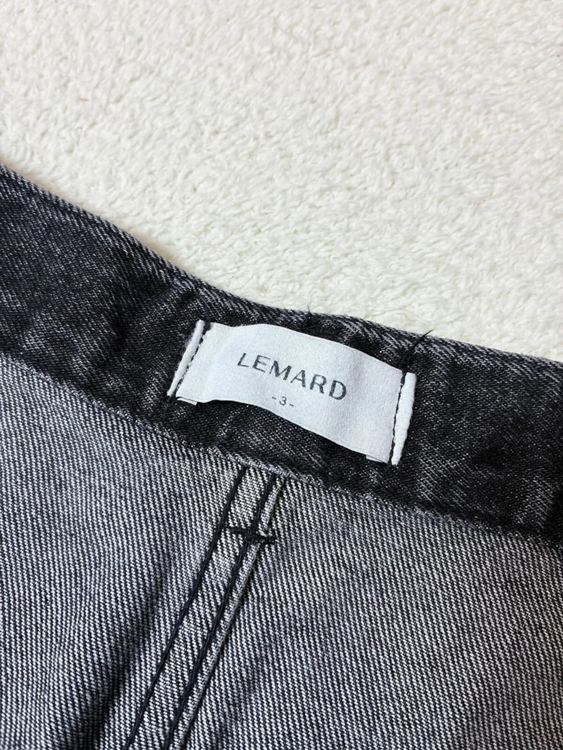 르마드 23FW 핀턱 로우컷 와이드 데님 팬츠 PN7592 상품이미지6