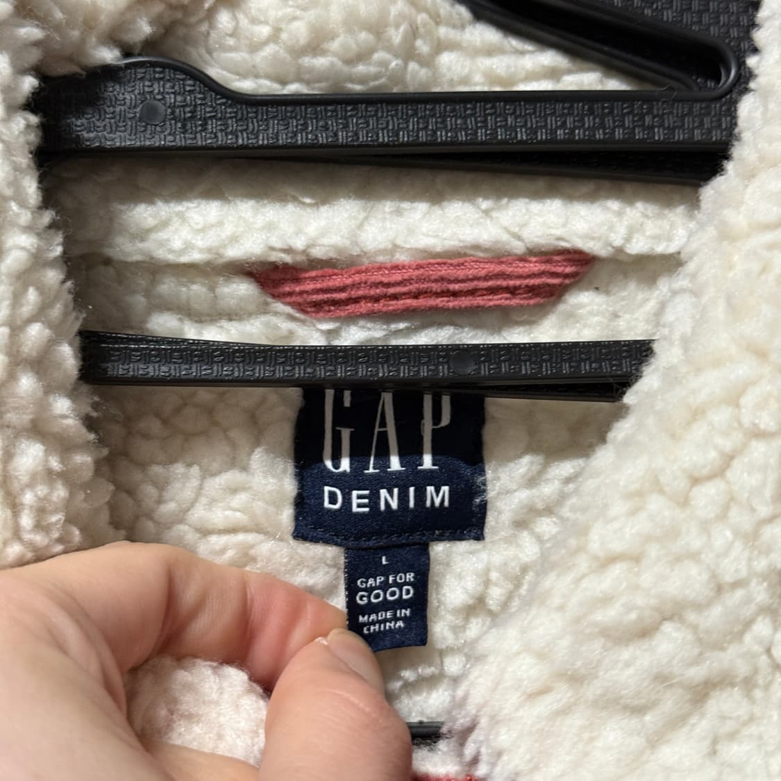 갭 플리스 코듀로이 쉐르파 트러커 자켓 핑크 상품이미지6