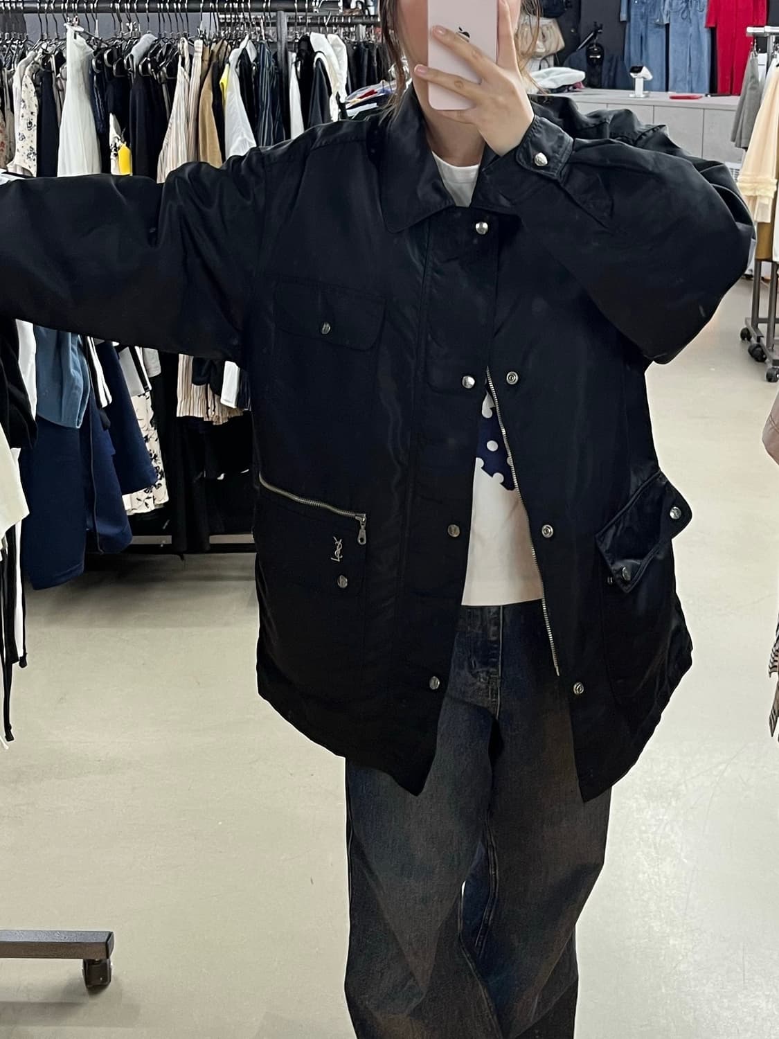 입생로랑 멀티 포켓 나일론 자켓 상품이미지2