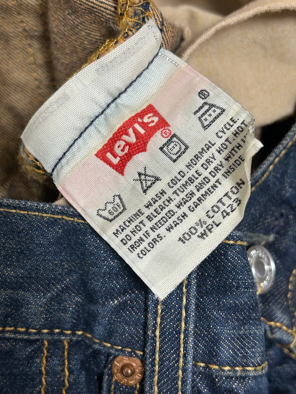 리바이스 00s 501xx 블랭크탭 데님팬츠 W34 L30 상품이미지8