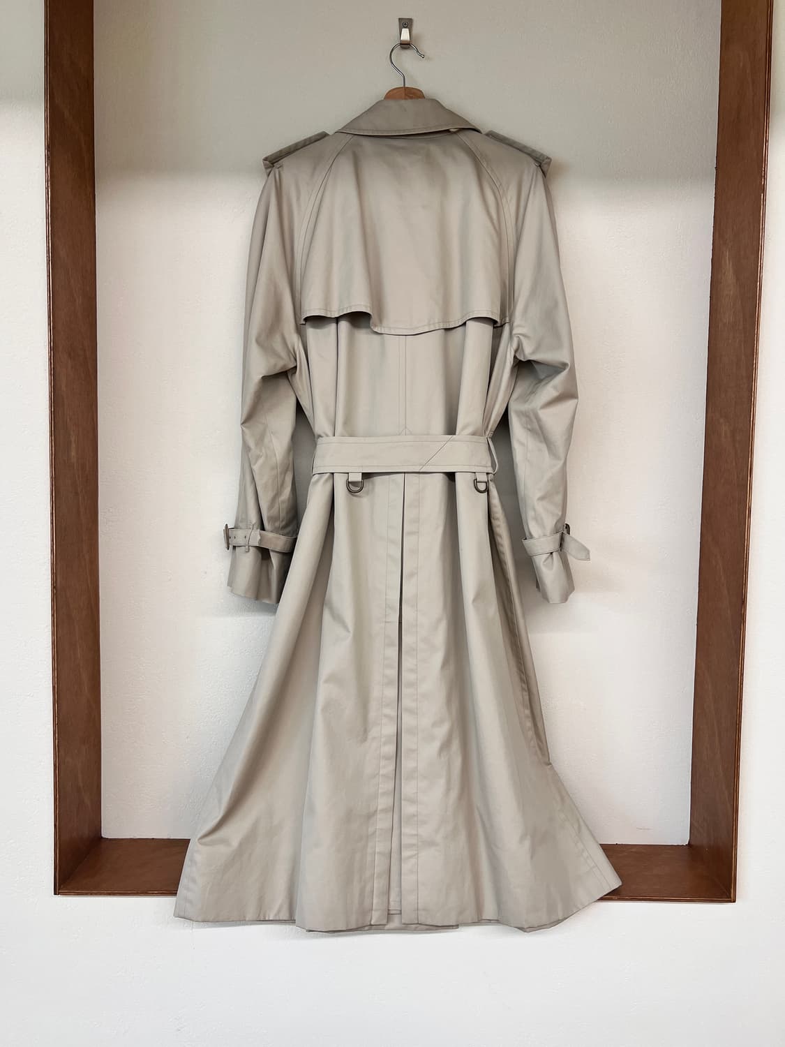 빈티지 버버리 더블 트렌치 코트 (베이지) 상품이미지10