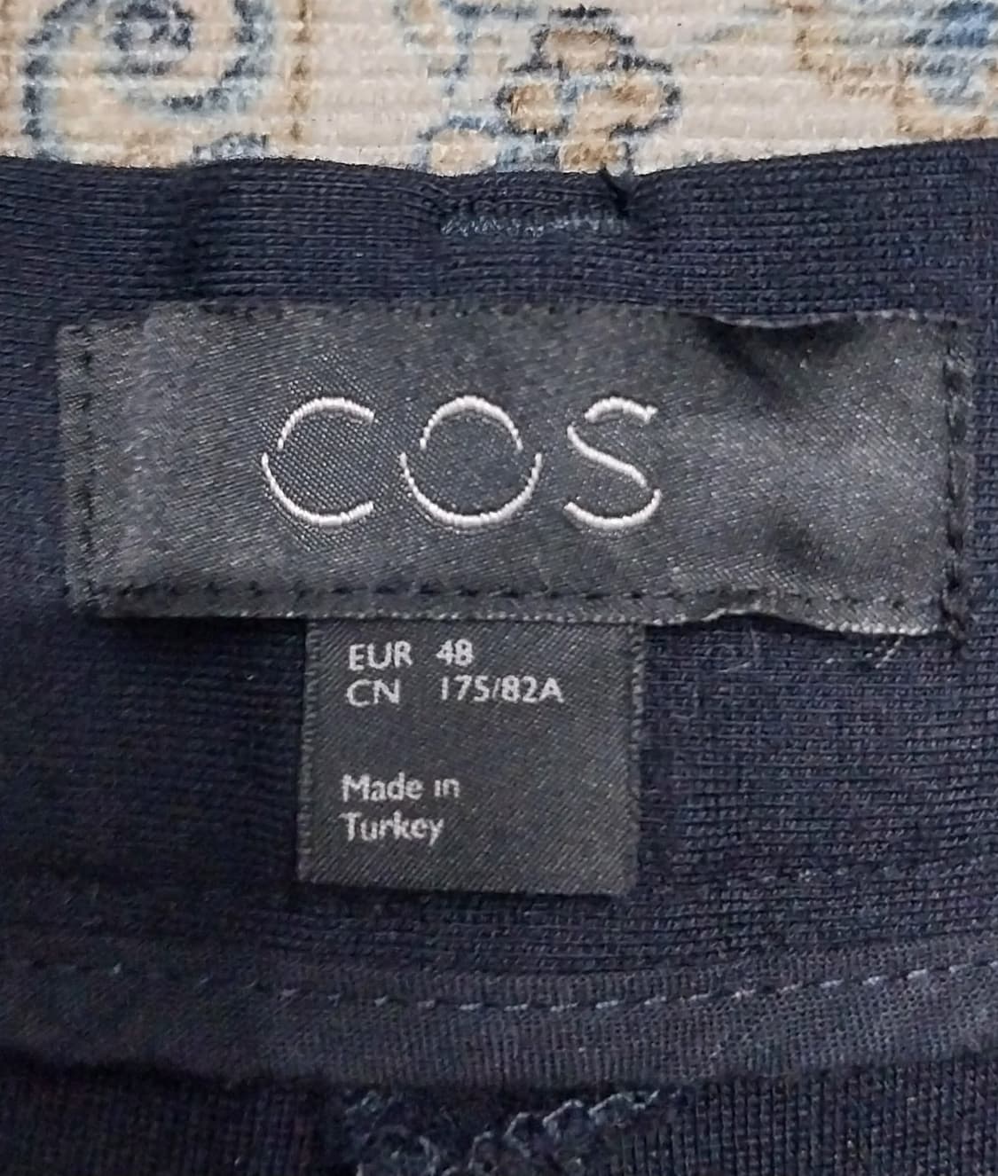 COS 남성 블랙 비스코스 슬랙스 팬츠 48 (30-32) 상품이미지4