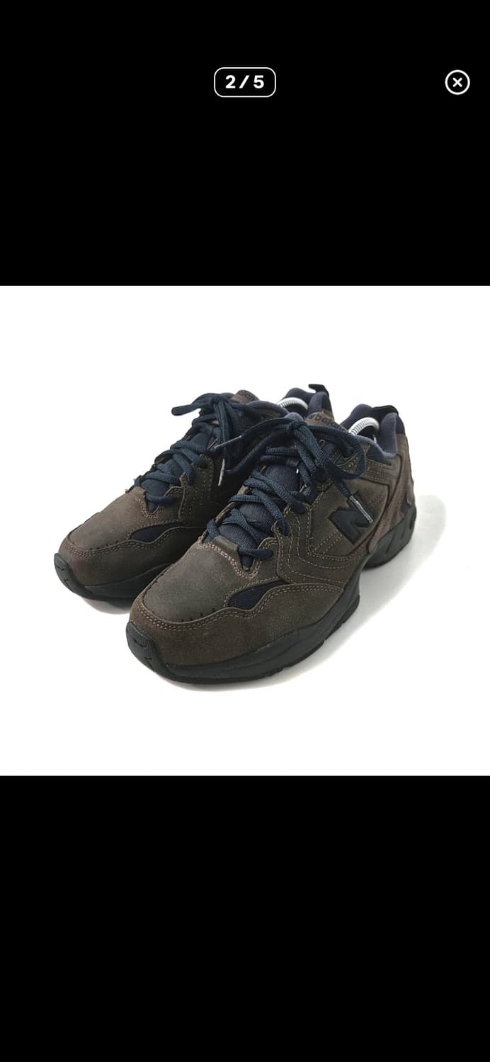 뉴발란스 600 빈티지 다크브라운/네이비 260 상품이미지2