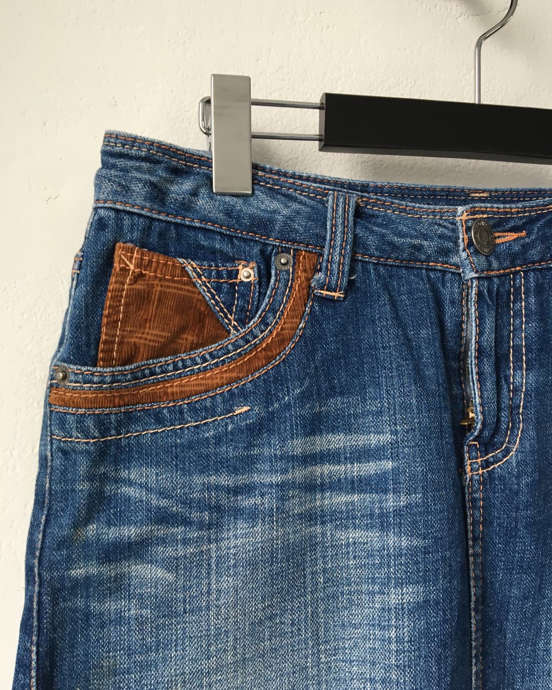 Pocket point denim skirt 상품이미지4