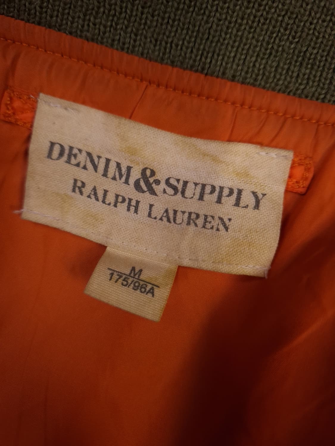 오리지날 랄프로렌폴로 데님앤서플라이 성조기 MA-1 항공자켓 상품이미지5