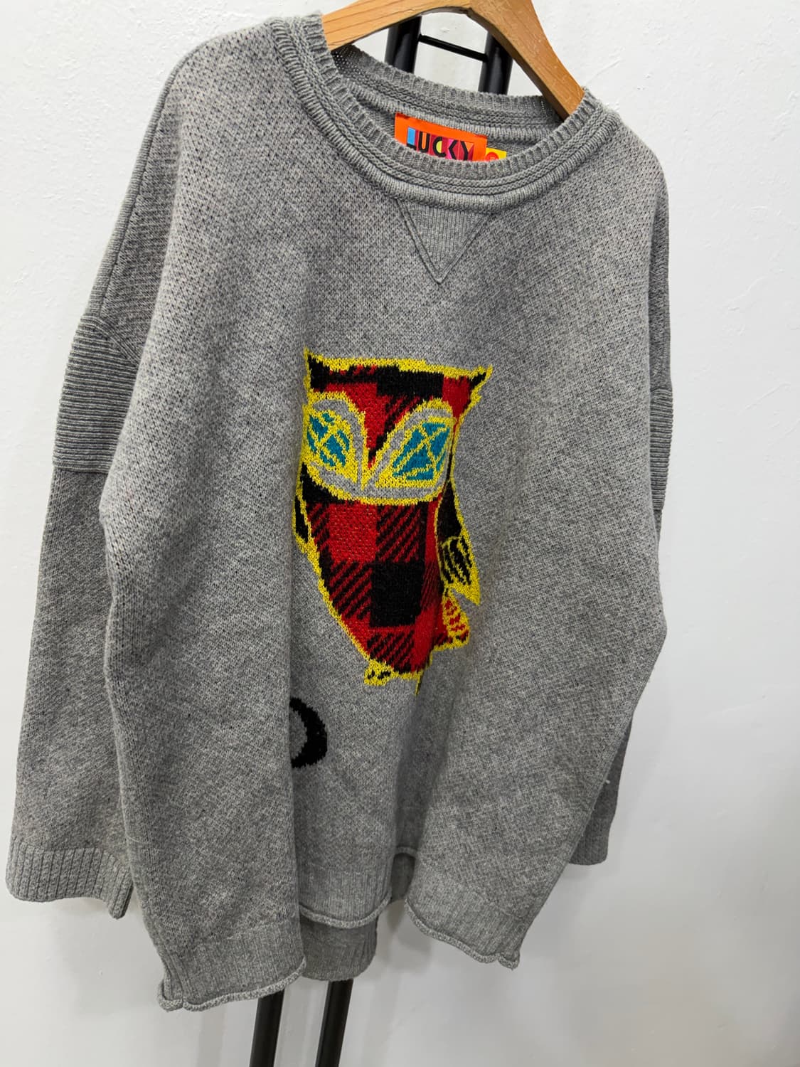 정품) 럭키슈에뜨 오버핏 니트 스웨터 F 상품이미지2