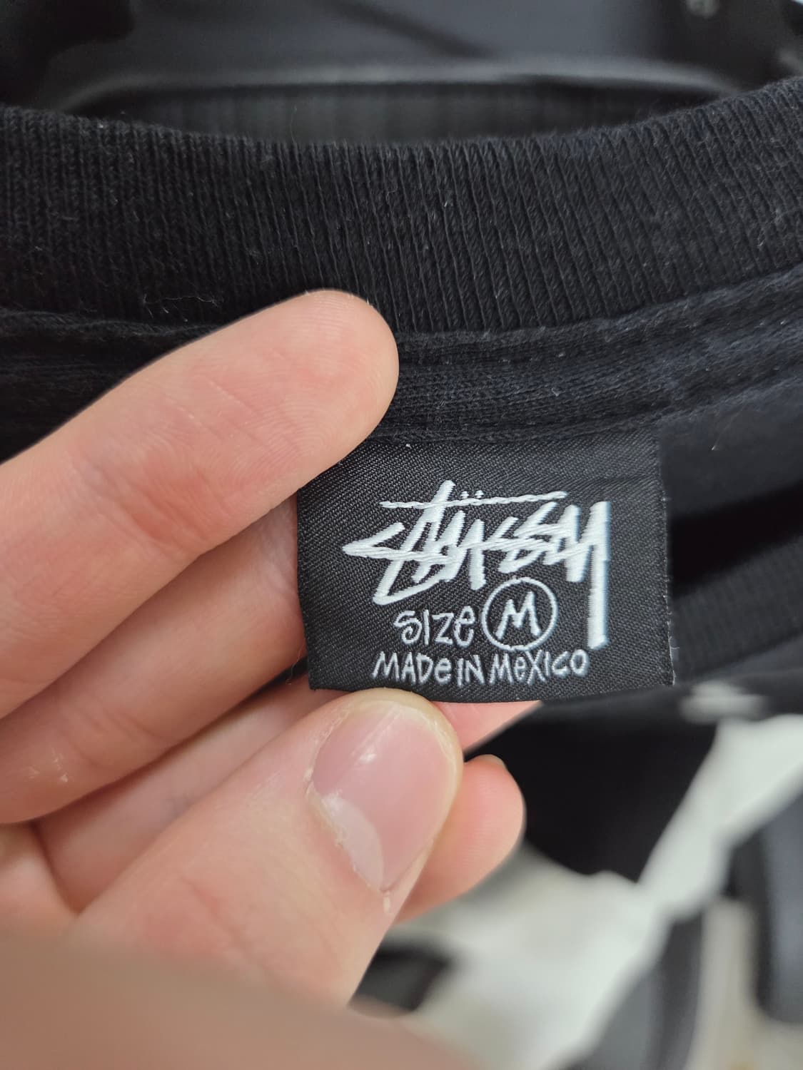 스투시 퍼지 다이스 티셔츠 블랙 상품이미지3