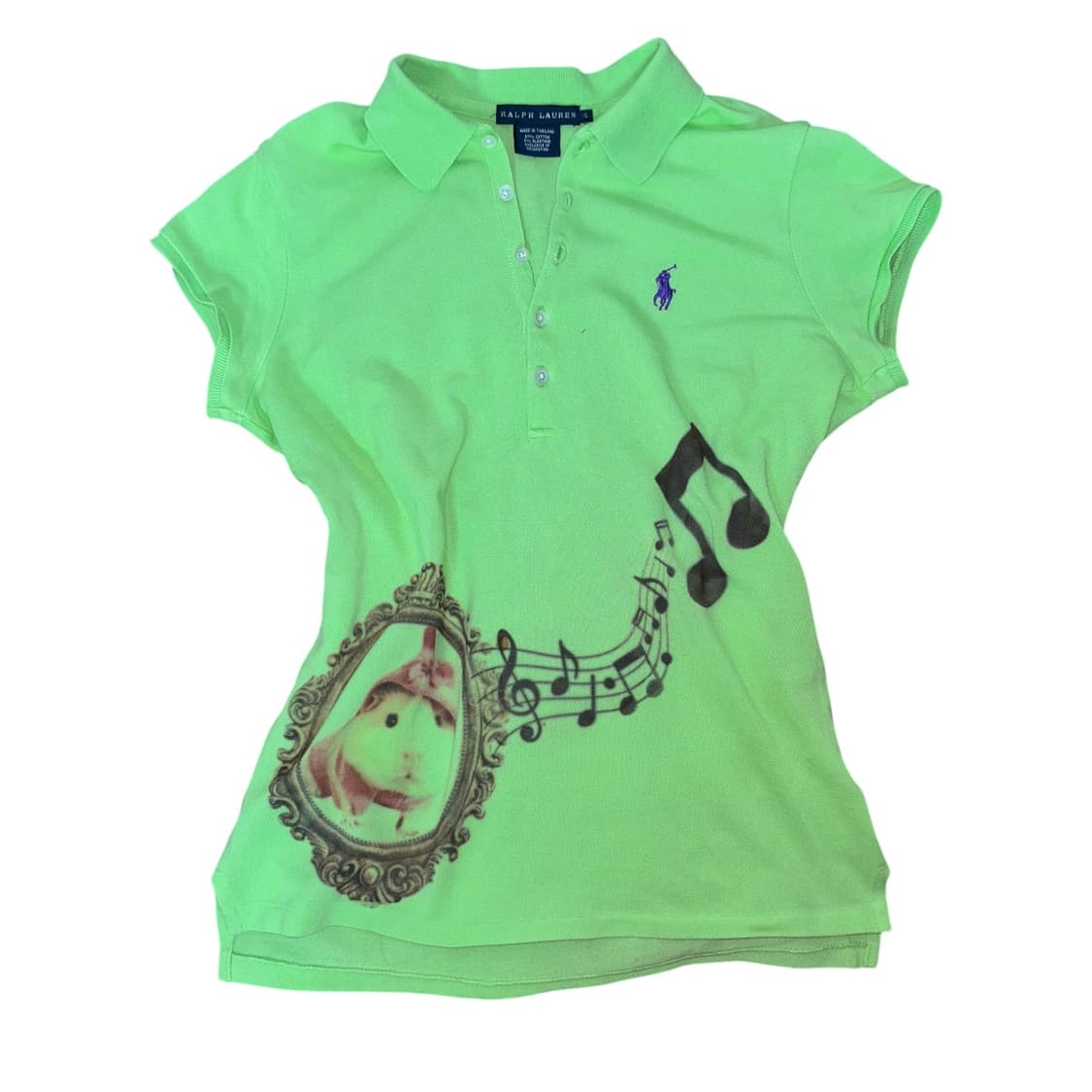 green polo guinea-pig top 상품이미지1