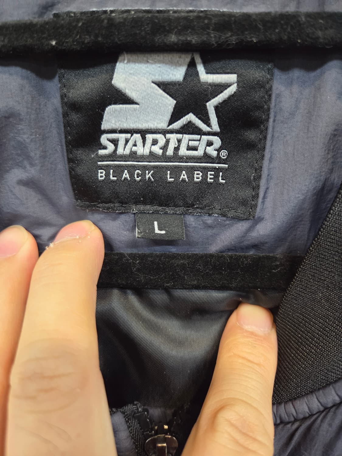 스타터 빈티지 경량패딩 항공자켓 L 상품이미지3