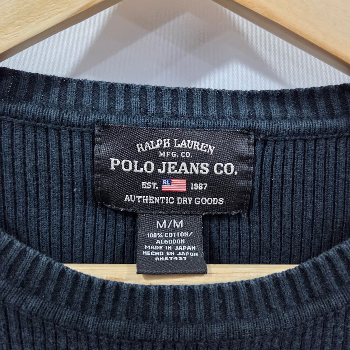 폴로진스 코튼 니트 M 상품이미지3