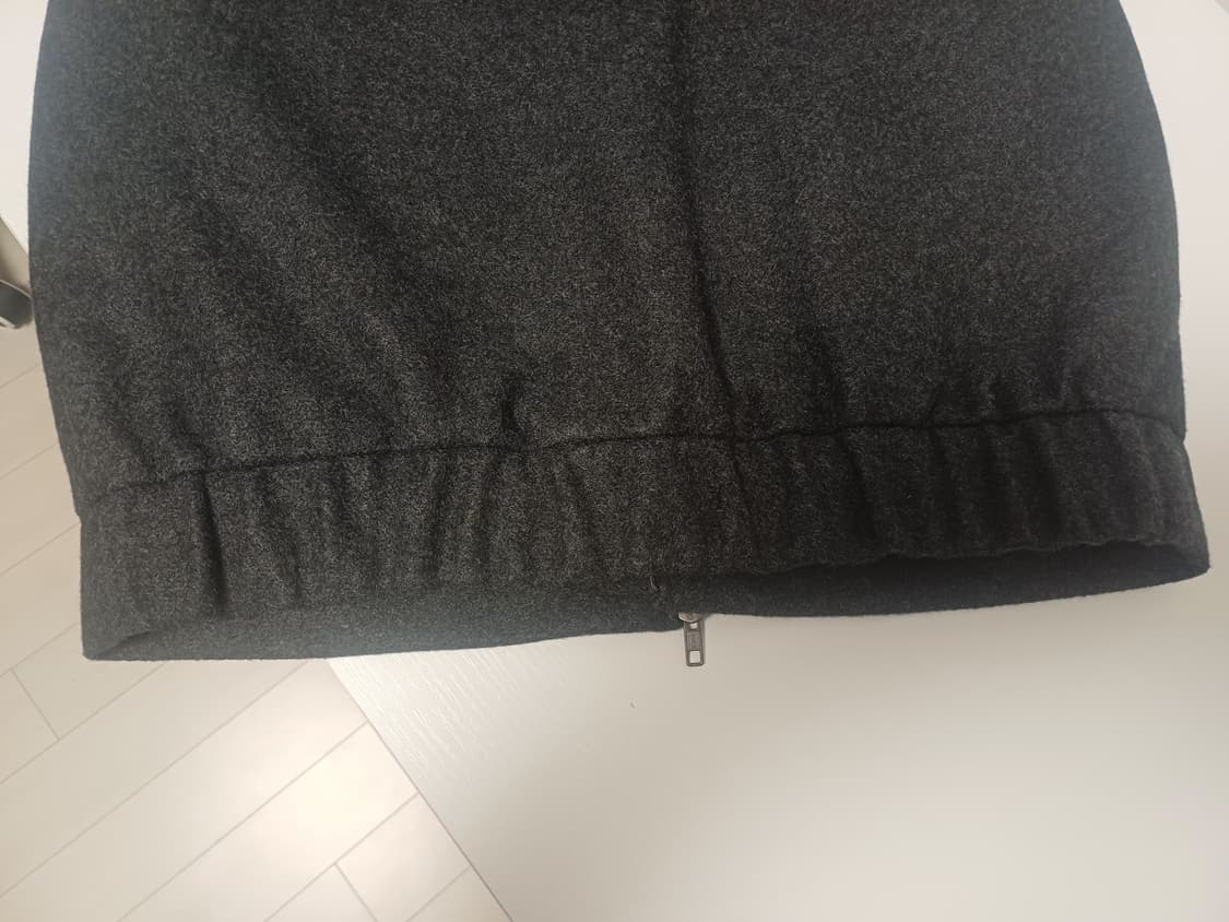 [L/100] 마인드브릿지 F.O.W 울 블렌드 투웨이 집업 블루종 상품이미지8