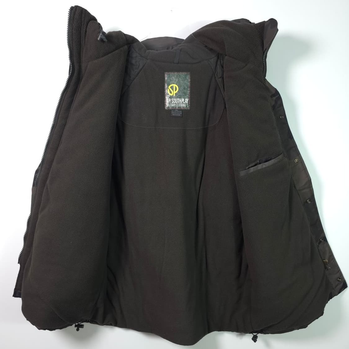 사우스플레이 카모플라쥬 후리스 방한 자켓 2XL 상품이미지5