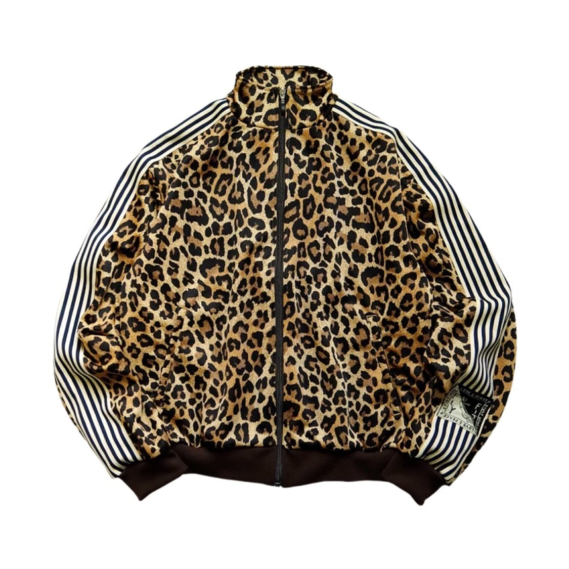 캐피탈 스무스 저지 레오파드 프린트 스턴트맨 앤 우먼 트랙 자켓 브라운 상품이미지2