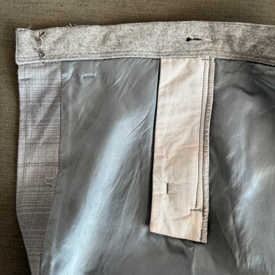 꼼데가르송 간류 - 믹스 울 스커트 상품이미지7