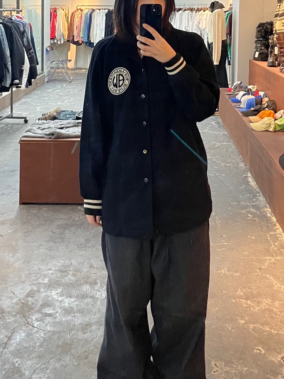 빈티지 바시티 재킷 H905 상품이미지1
