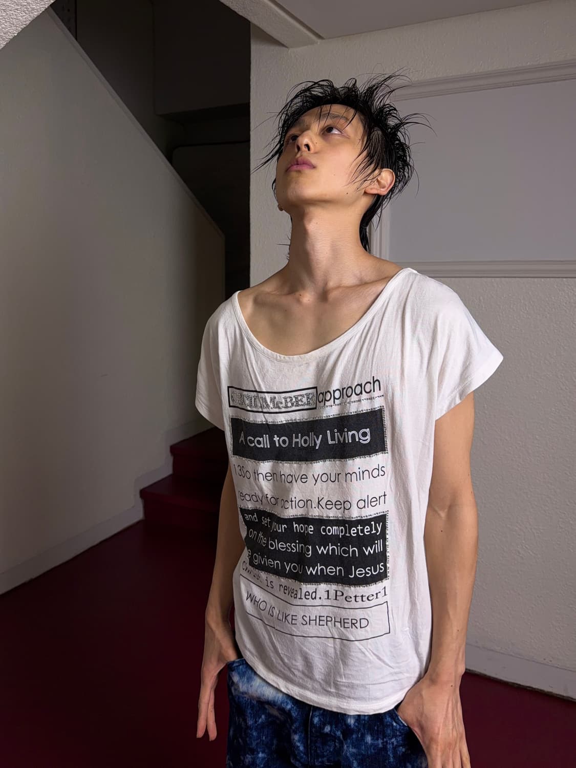 Cecil McBee 와이드 넥 T 상품이미지6