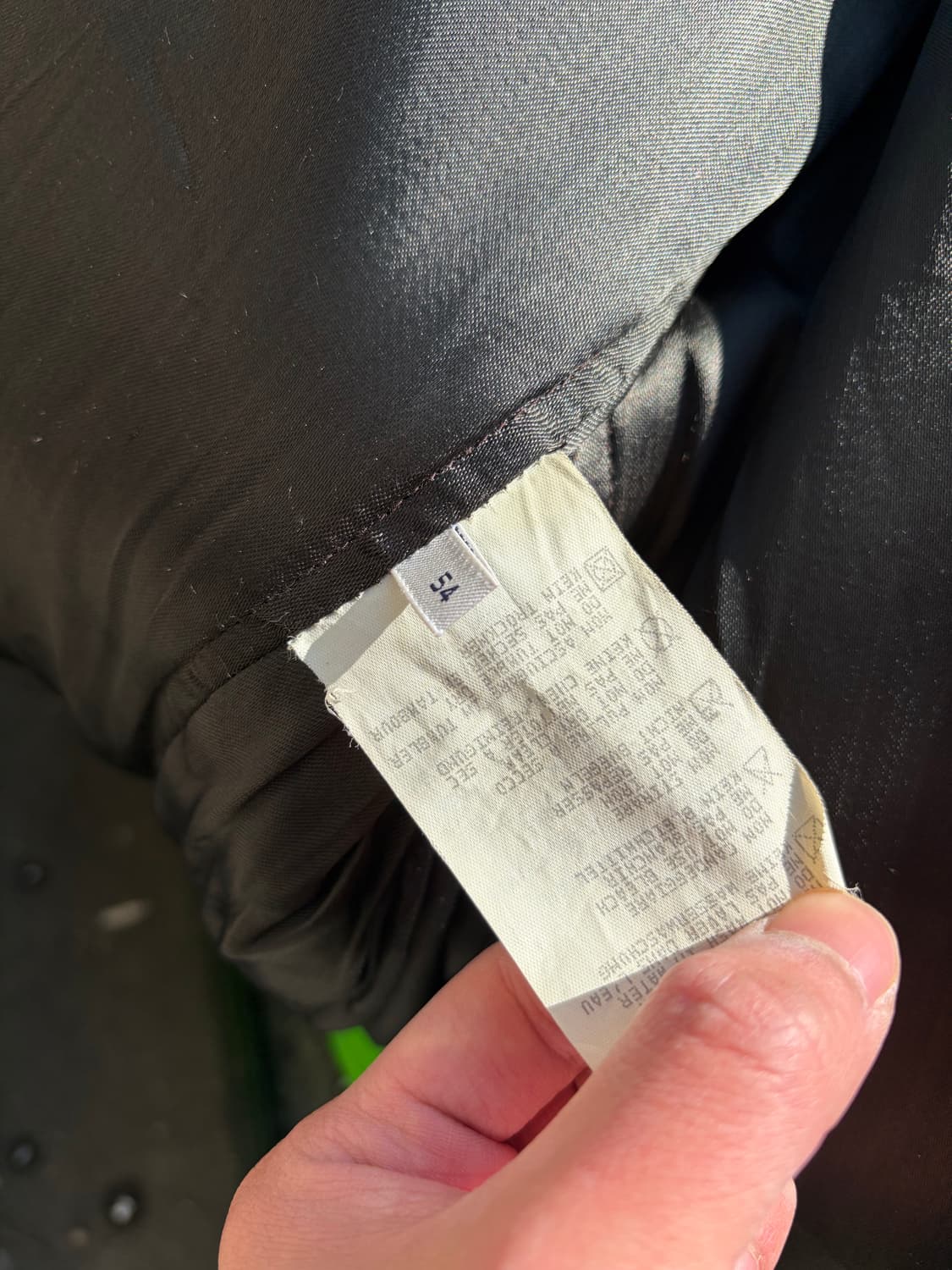 90s 엠포리오 아르마니 레더 카코트 상품이미지5