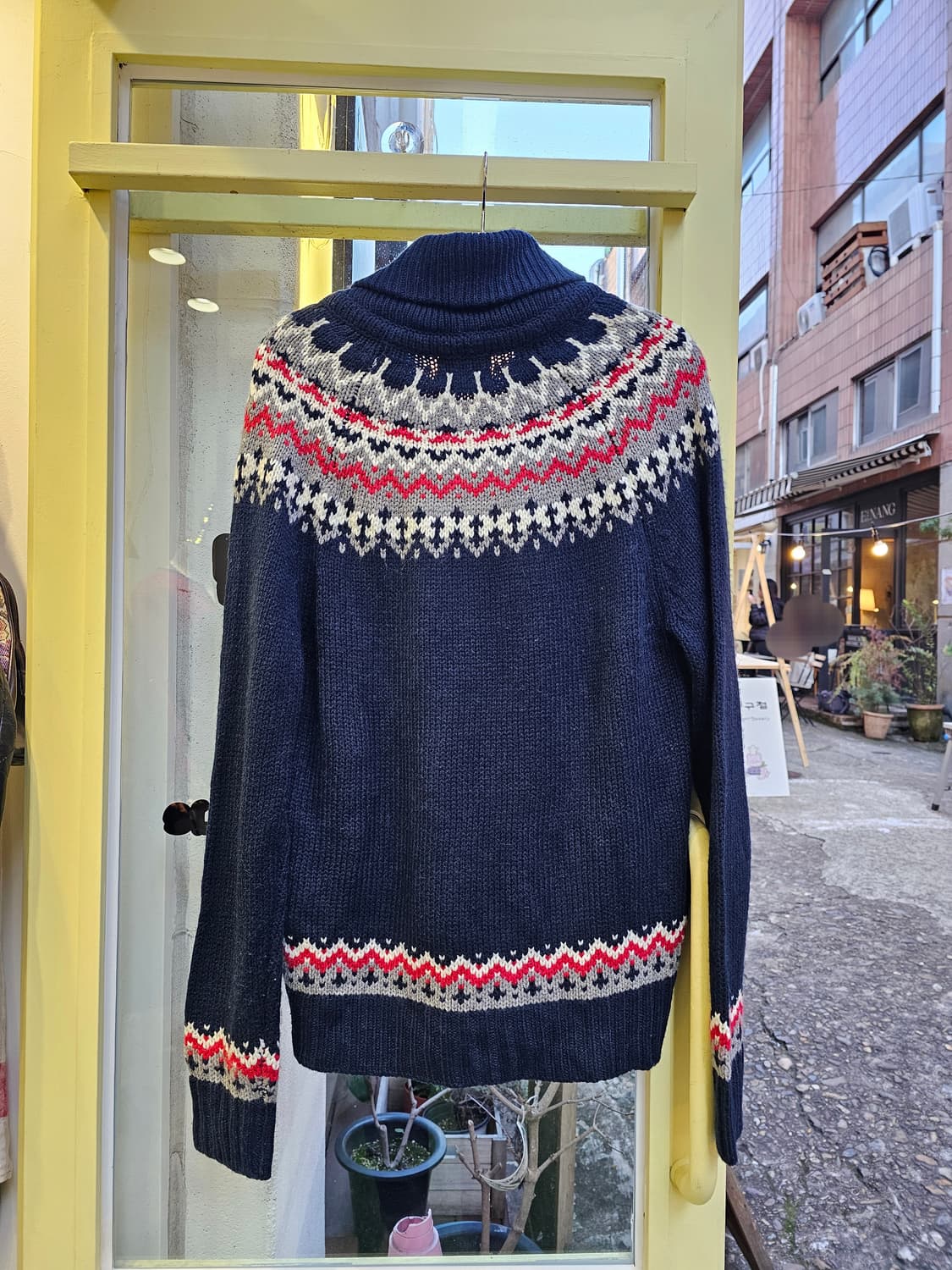 Gembony 네이비 노르딕 울가디건 상품이미지5