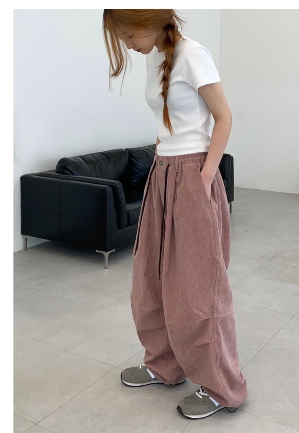 회렌 피그먼트 바이오 벌룬 팬츠 상품이미지1