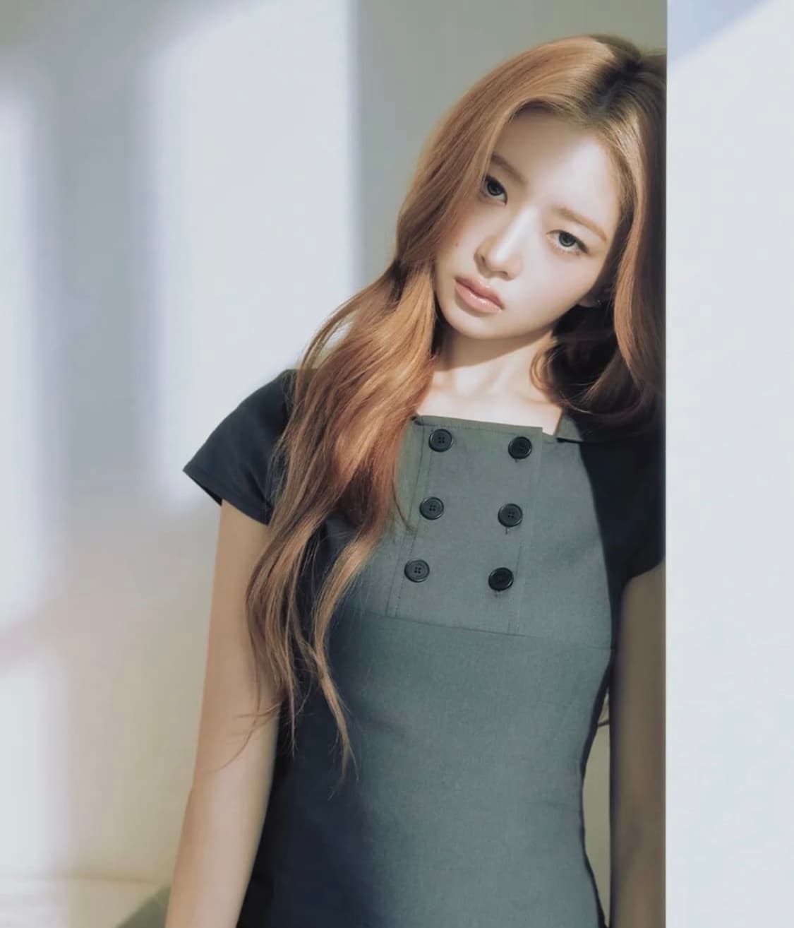 미세키서울 더블버튼셔츠 차콜 상품이미지1
