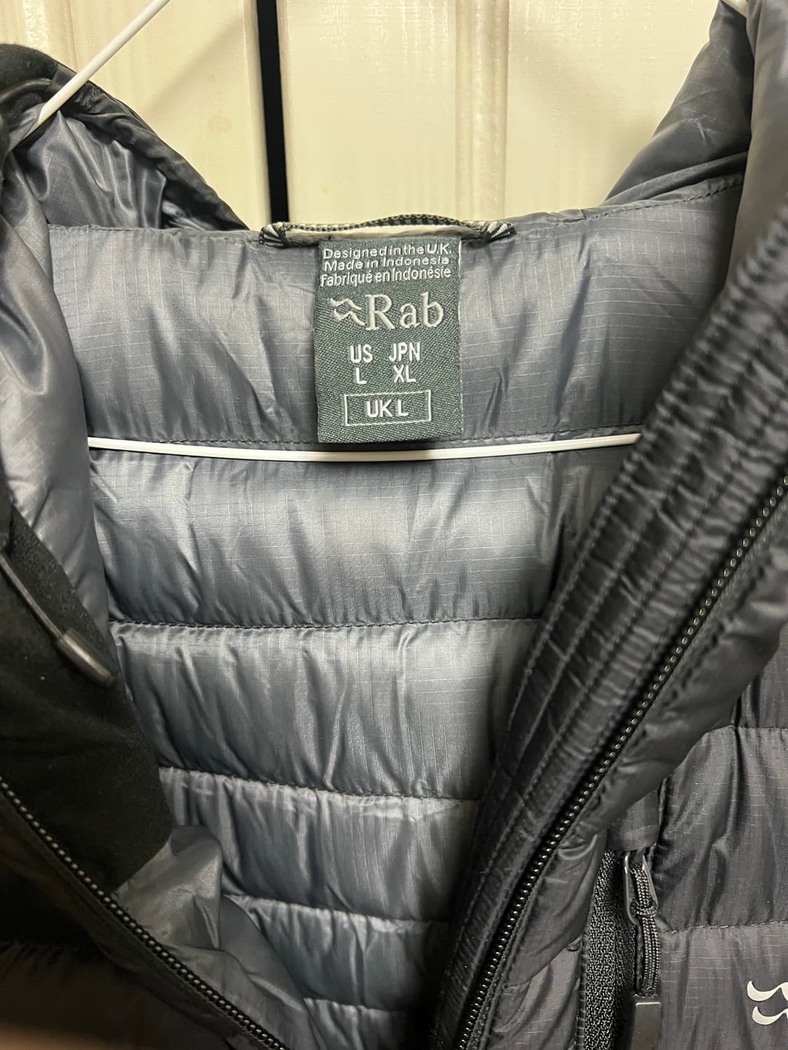 랩 경량패딩(블랙) 상품이미지4