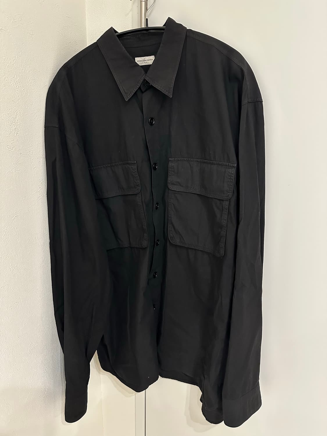 Dries Van Noten 블랙 포켓 셔츠 상품이미지1