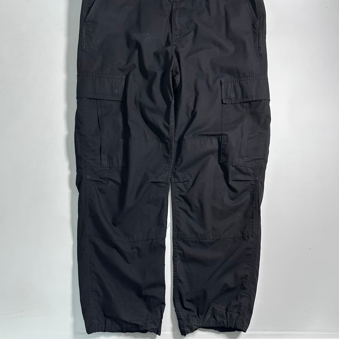 칼하트 블랙 립스탑 카고 팬츠 상품이미지3