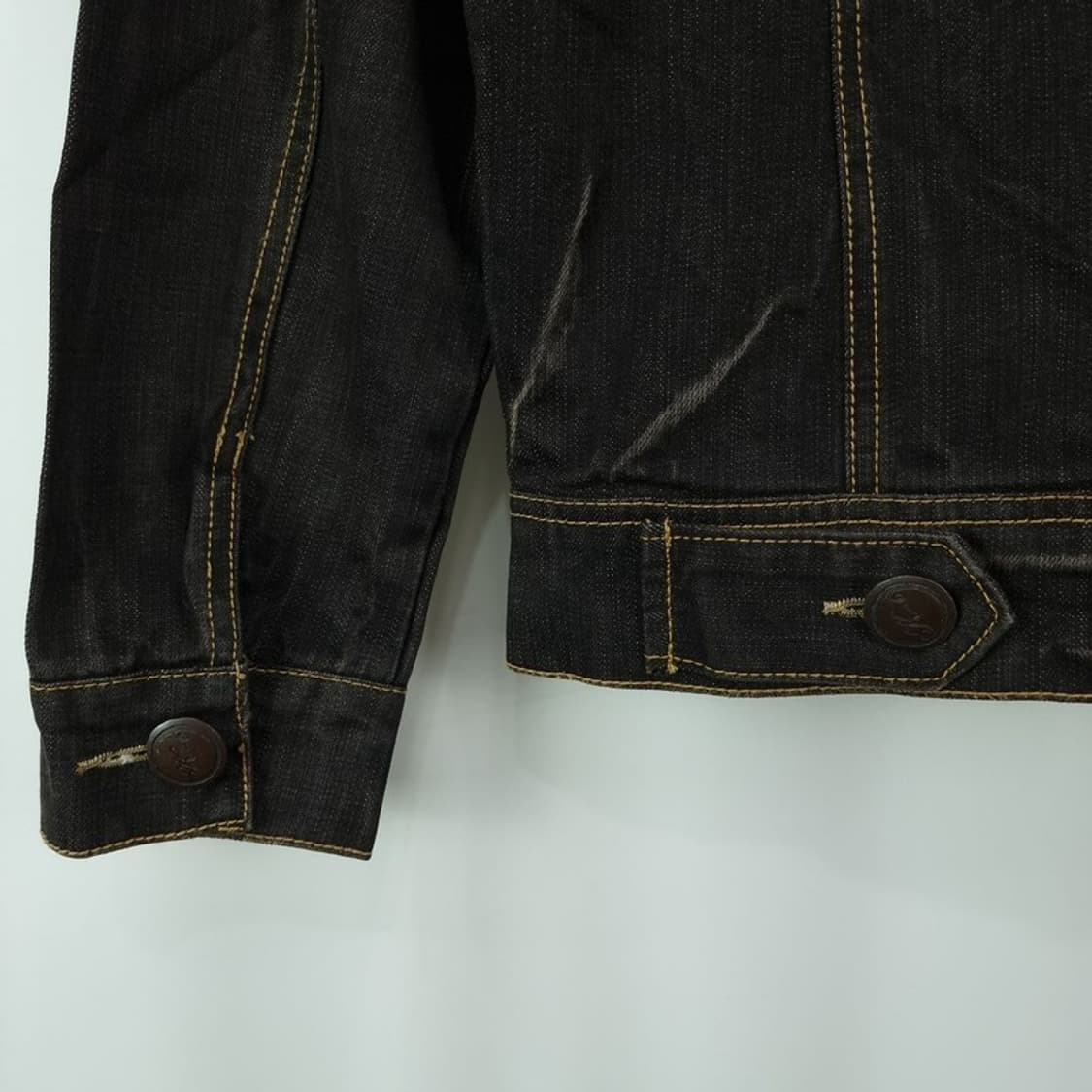 [빈티지] 요크 패널 패치 워시드 데님 자켓 M19058 상품이미지6