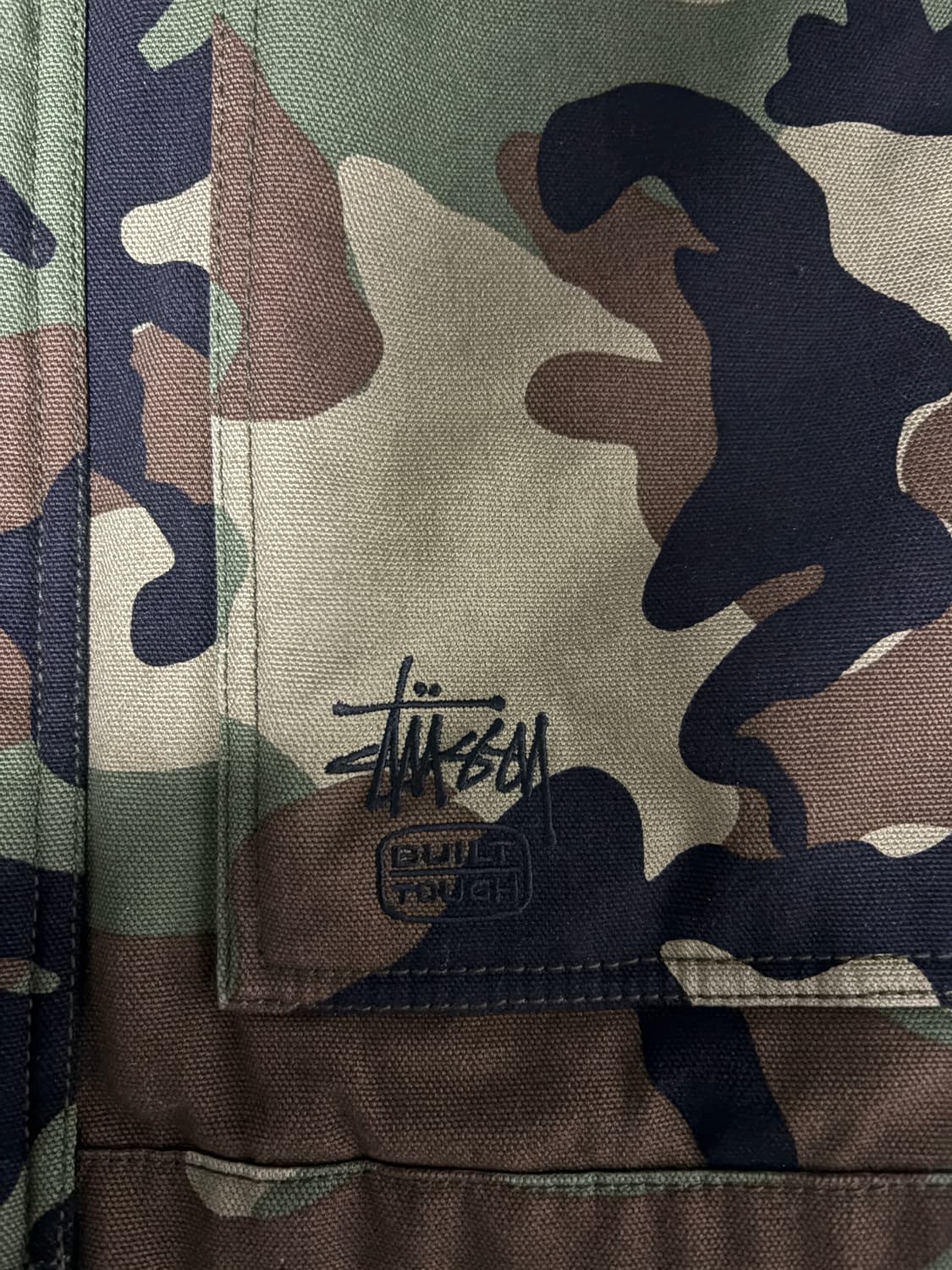 스투시 워크기어 자켓 카모 M 상품이미지4