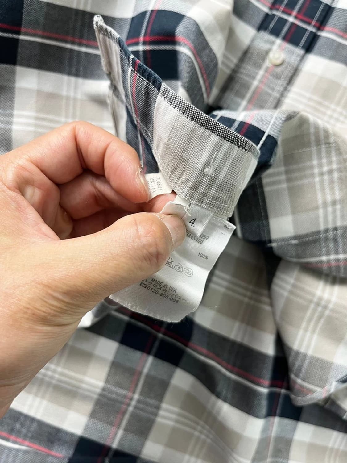 톰브라운 made in USA 체크 옥스퍼드 셔츠 PN3452 상품이미지8