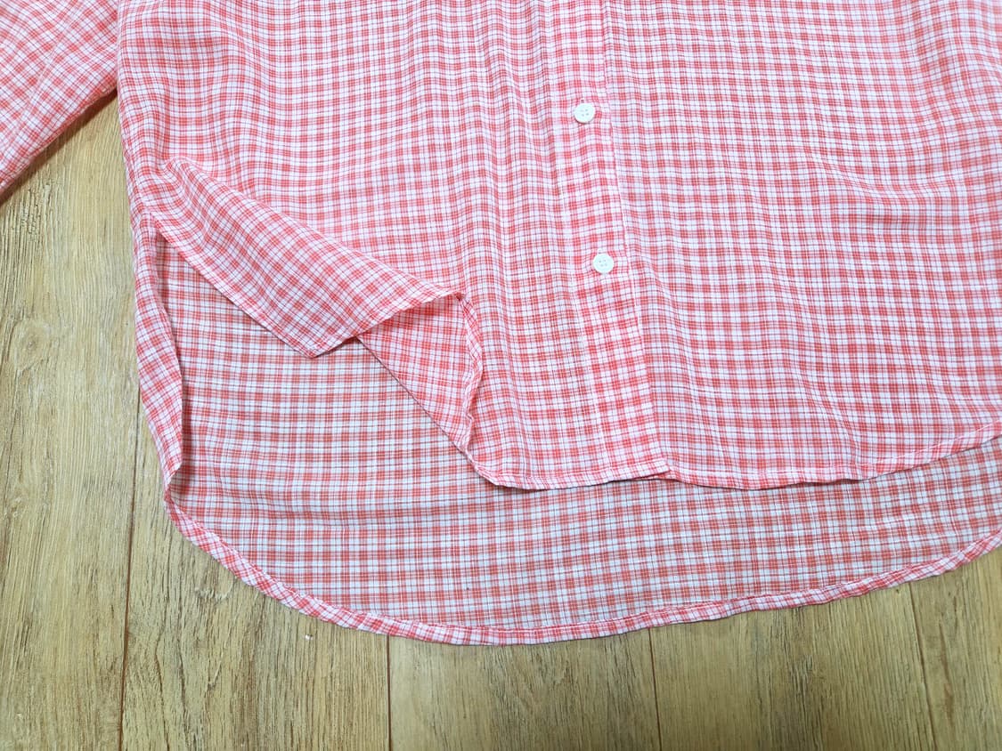 반원아틀리에(VANONE ATELIER) 린넨 체크셔츠 프리사이즈 상품이미지5