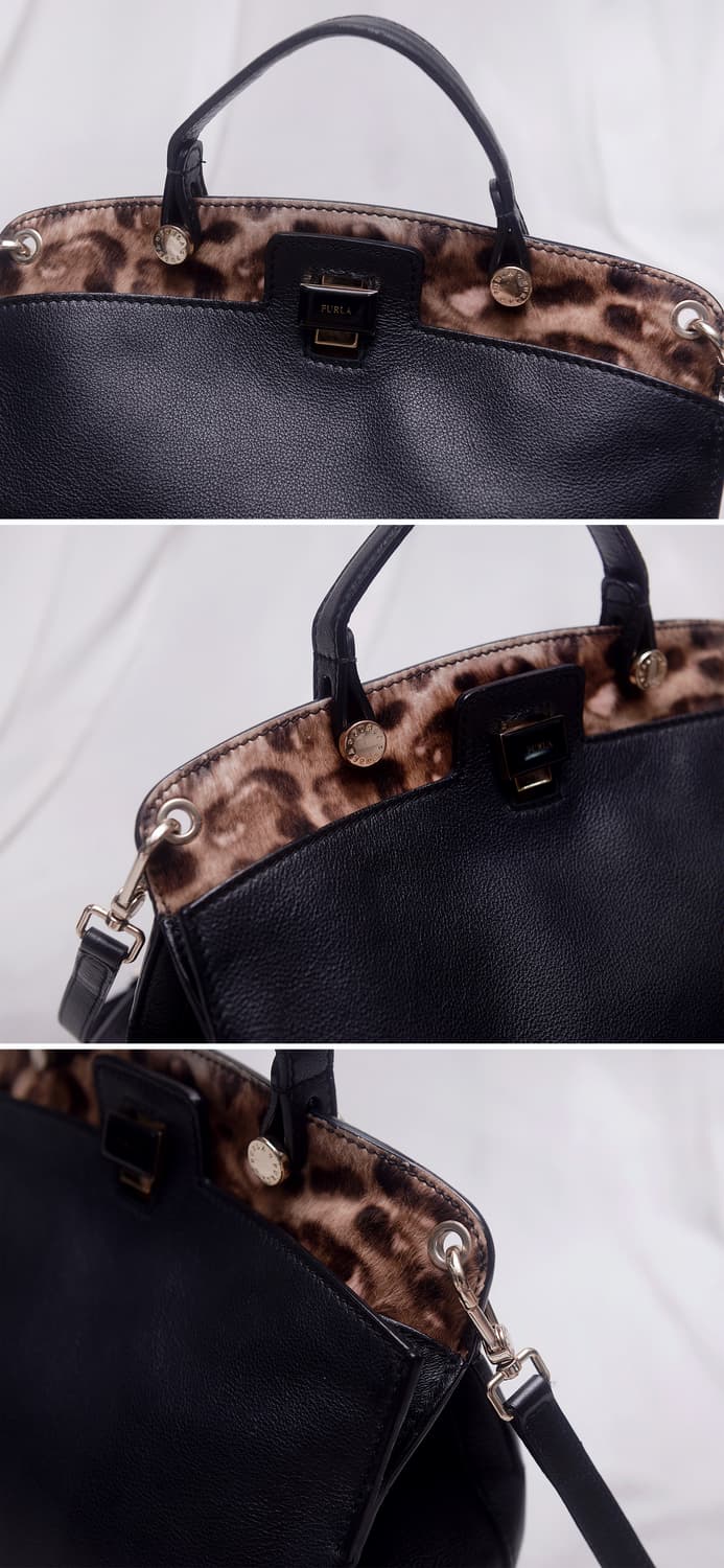 훌라 (FURLA) 파이퍼 럭스 송치 레더 원핸들 토트.숄더백 상품이미지5