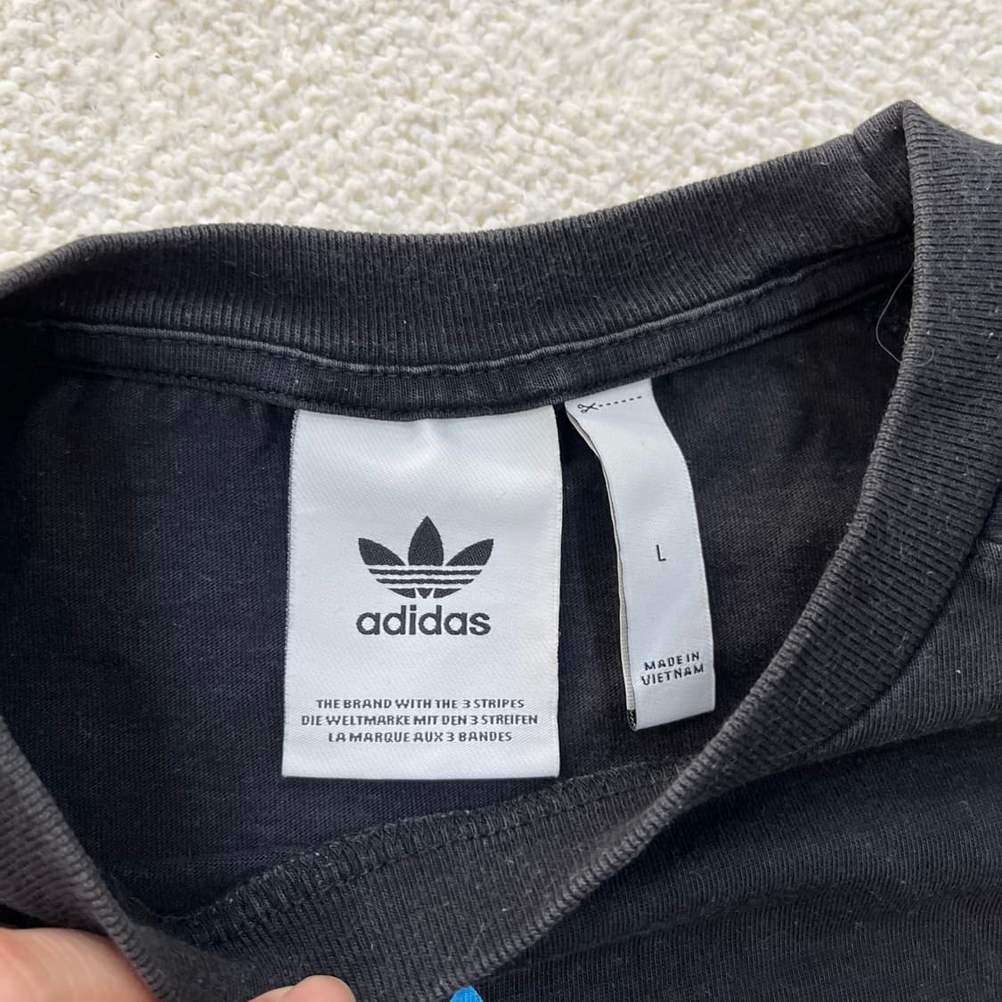 L 아디다스 로고 반팔 티셔츠 0311M 상품이미지2