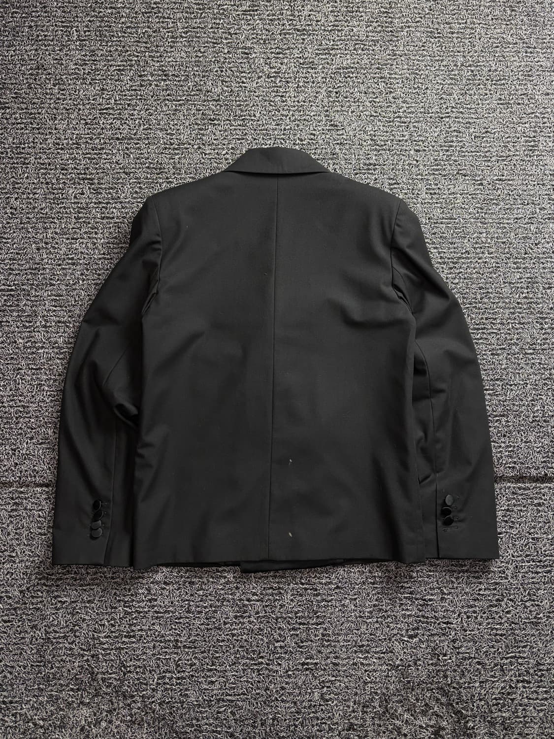 90s YSL입생로랑 피크드 칼라 락시크 크롭 블레이져 2941 상품이미지4