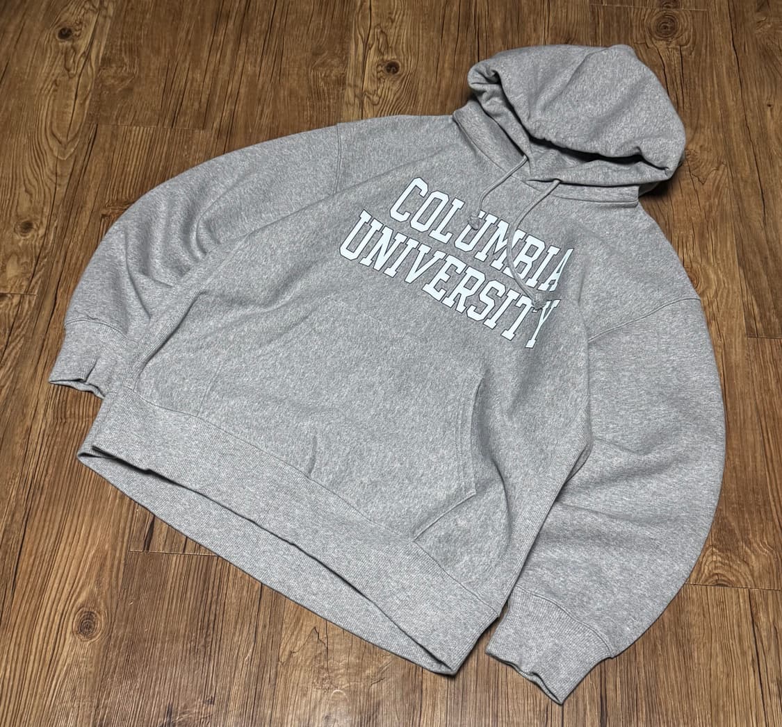 [XL] GU 컬럼비아 대학교 프린팅 기모 후드티 상품이미지1