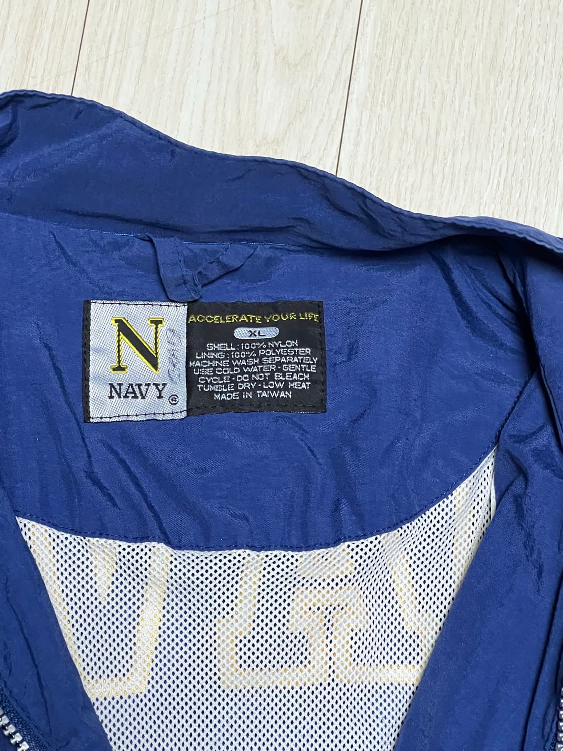 90s빈티지 밀리터리 미해군트레이닝점퍼 XL 상품이미지3