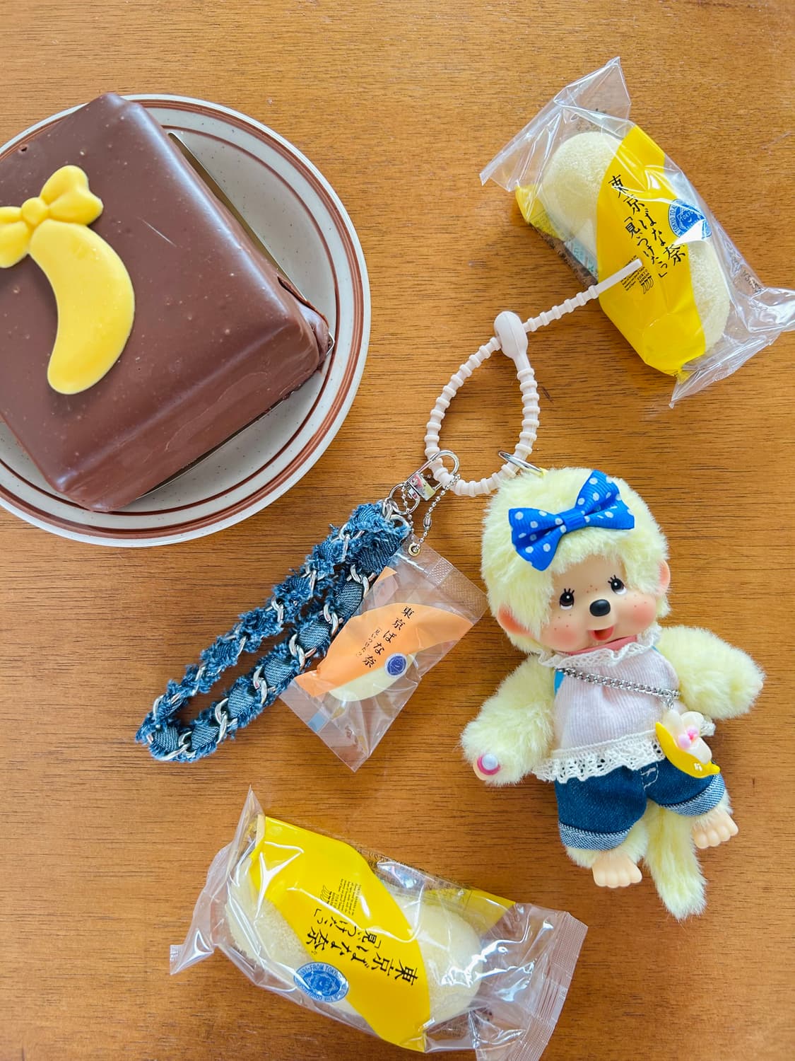 (79)정품몬치치 커스텀키링🍌🙈도쿄바나나💛-3 상품이미지1