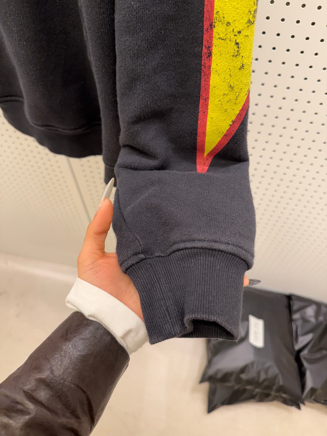 인세인개러지 스켈레톤 바이커 프린팅 후드티 U972 상품이미지4