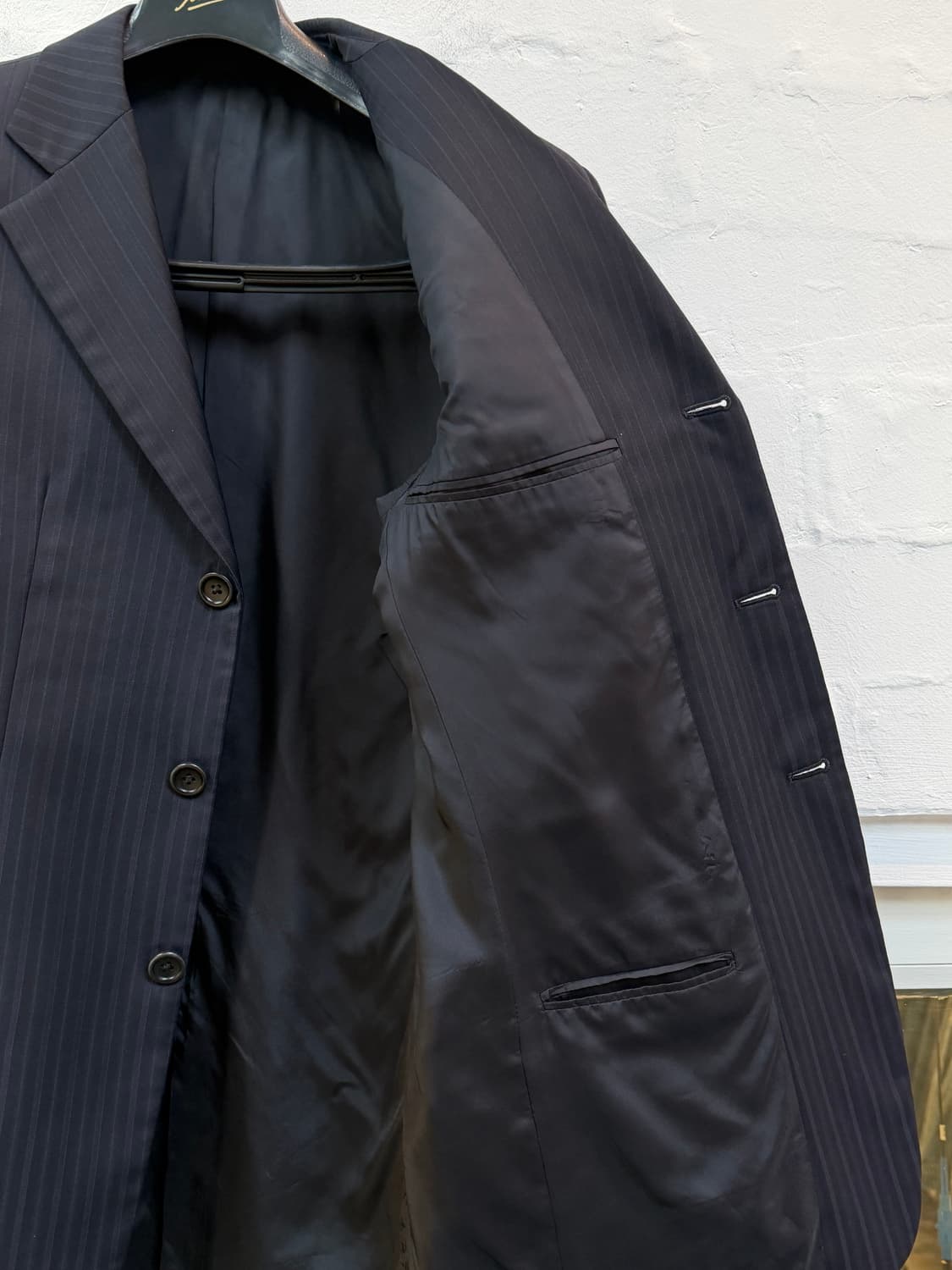 Armani 아르마니 꼴레지오니 스트라이프 블레이저 46R 상품이미지8