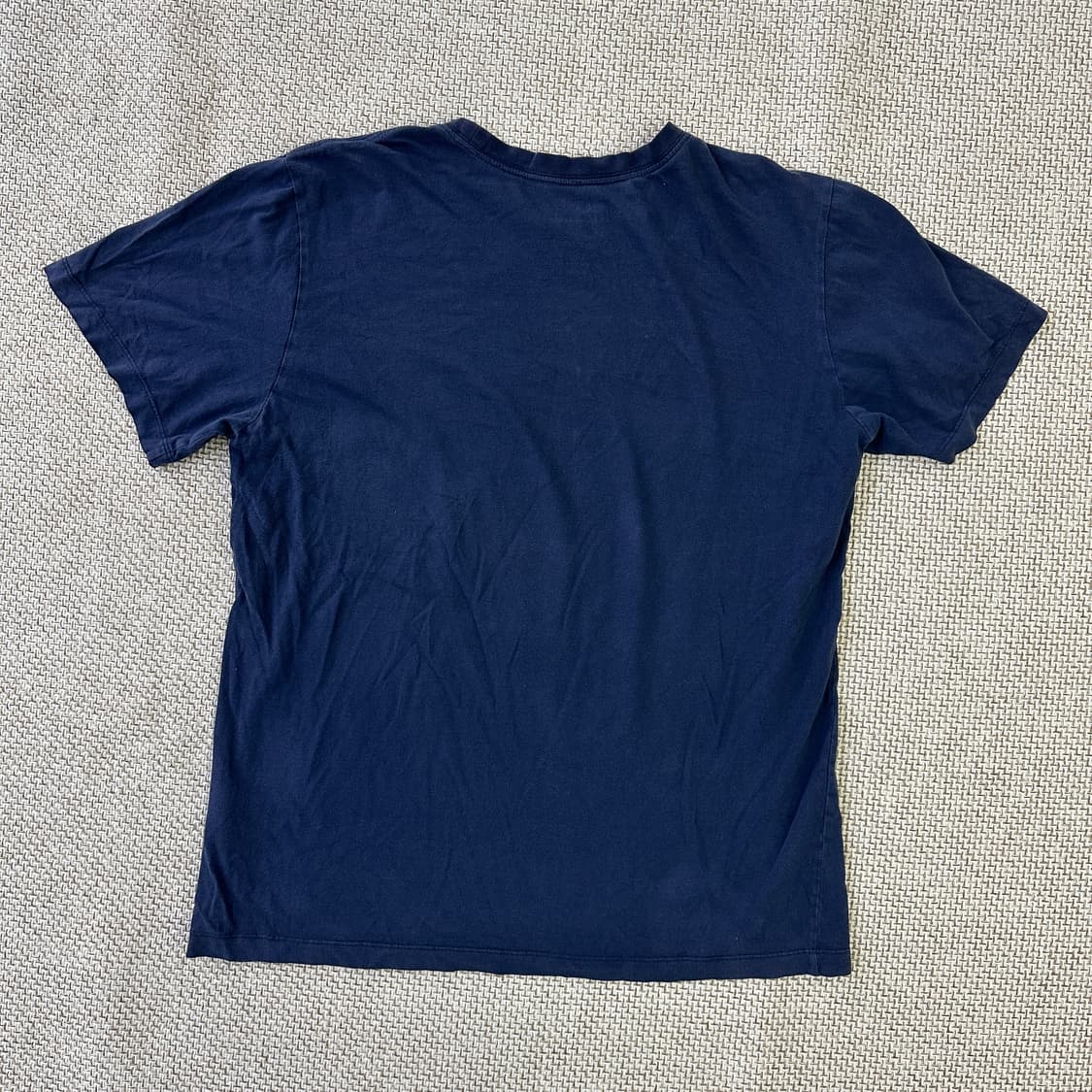 L 나이키 네이비 반팔 티셔츠 0327D 상품이미지5