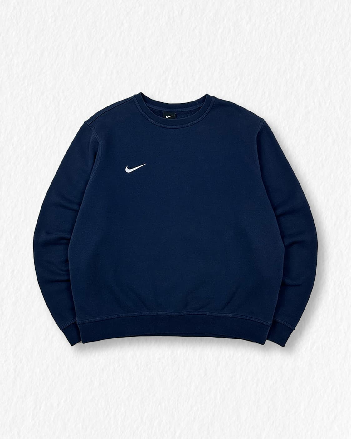 나이키 스우시 기모 맨투맨 네이비 상품이미지1