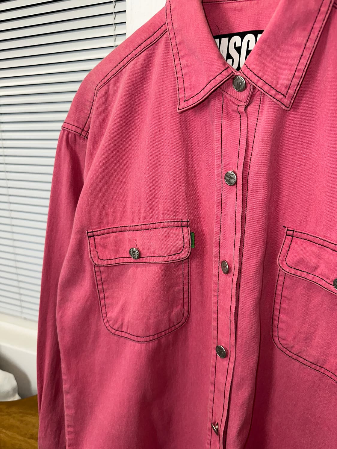 미스치프 워크 셔츠 os 상품이미지3