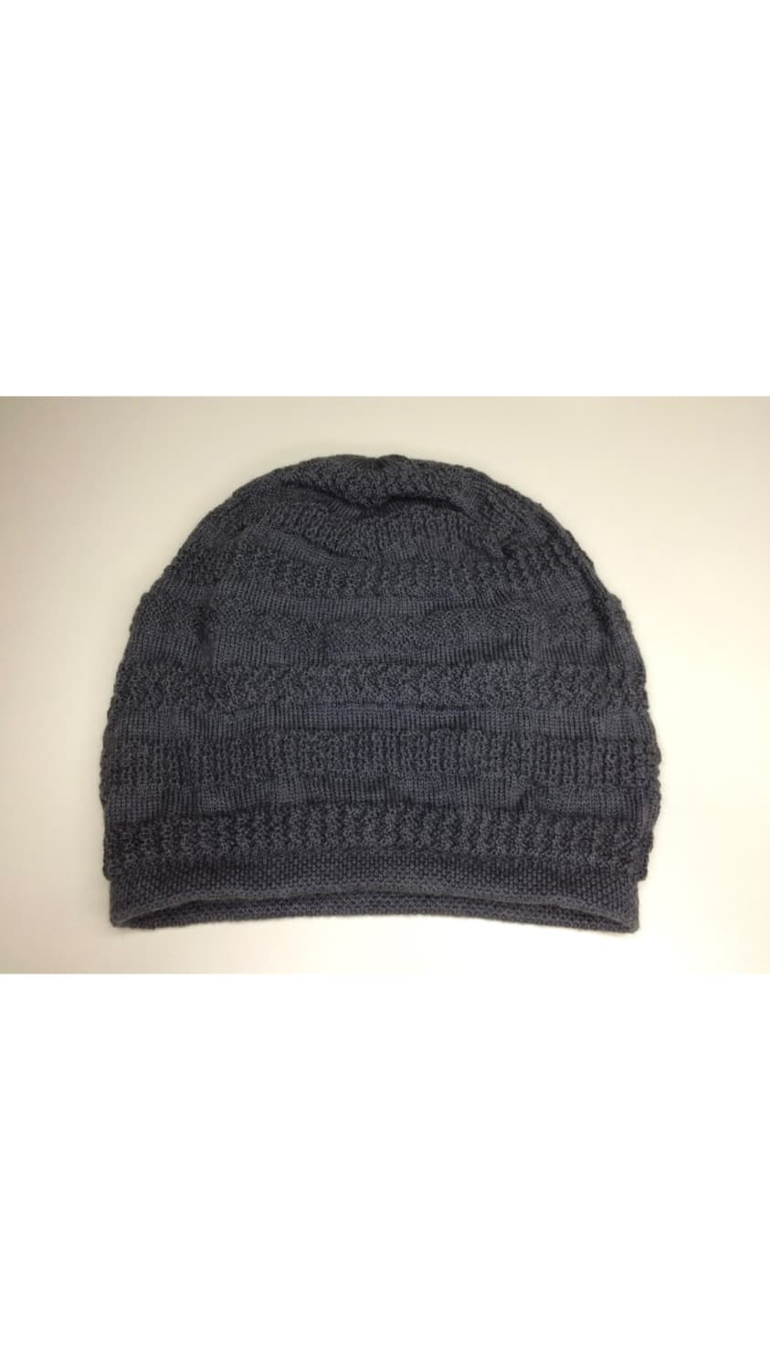 빈티지 차콜 리버시블 뜨개 비니 상품이미지2